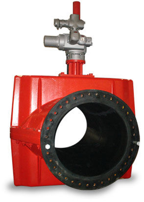 Vanne à manchon - 75 Megaflex - Red Valve - manuelle / de coupure / pour solides