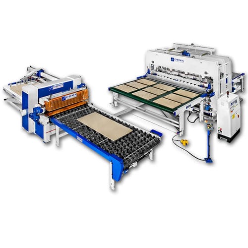 Ligne de presses pour panneaux en bois - PCC series - ORMAMACCHINE S.p.A. - automatique