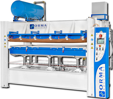 Presse hydraulique - OMNIA - ORMAMACCHINE S.p.A. - pour bois / pour panneaux en bois / sous vide