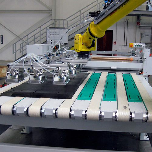 Machine de découpe à couteau - Schmidt & Heinzmann GmbH & Co KG - à lame / pour matières plastiques / de plaques