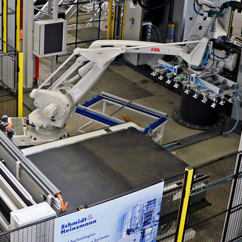 Ligne d'empilage pour la découpe - Schmidt & Heinzmann GmbH & Co KG - d'empilage / automatisée