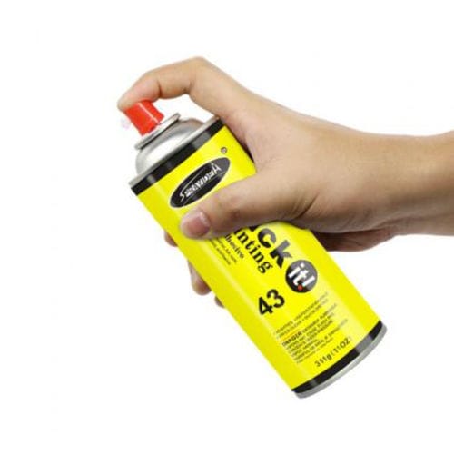 Colle pour métal - Sprayidea 43 - Dongguan Dayang Aerosol Chemical Technology Co., Ltd. - monocomposant / industrielle / transparente