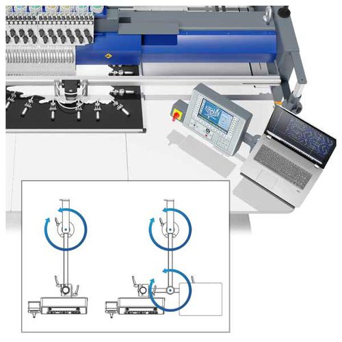 Patte de fixation - T8 - ZSK Technical Embroidery Systems