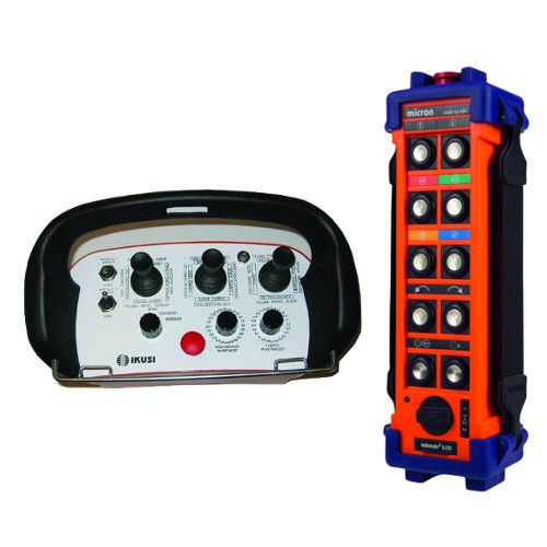 Radiocommande - KM KUMSAN CRANE SYSTEMS - à boutons / à joystick / industrielle