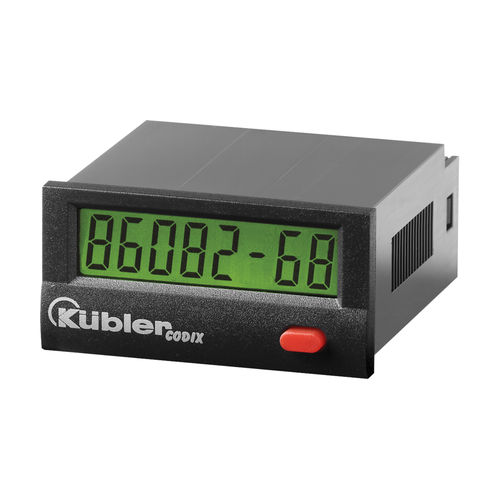 Compteur horaire - Codix 134 - KÜBLER GmbH - à 7 chiffres / électronique / pour montage sur panneau