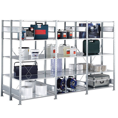 Rayonnage pour entrepôt de stockage - SCHULTE Lagertechnik - Gebr. Schulte GmbH & Co. KG - double profondeur / pour produits encombrants