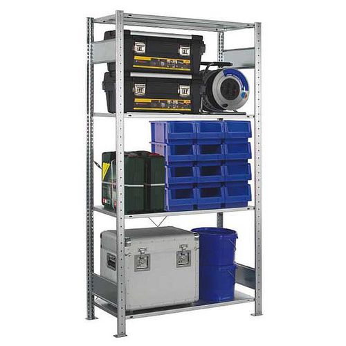 Rayonnage pour entrepôt de stockage - MULTIplus - SCHULTE Lagertechnik - Gebr. Schulte GmbH & Co. KG - mono-face / en acier galvanisé