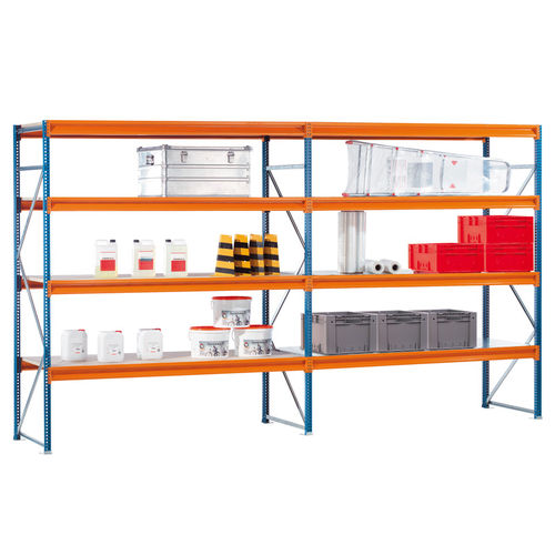 Rayonnage pour entrepôt de stockage - W 100 - SCHULTE Lagertechnik - Gebr. Schulte GmbH & Co. KG - double-face