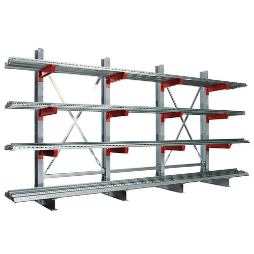 Rayonnage cantilever - K 6000 - SCHULTE Lagertechnik - Gebr. Schulte GmbH & Co. KG - double-face / pour charges lourdes / pour produits encombrants