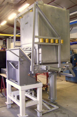 Basculeur pneumatique - CMS Conteneurs Manutention Stockage - pour conteneur / en acier inoxydable / ATEX