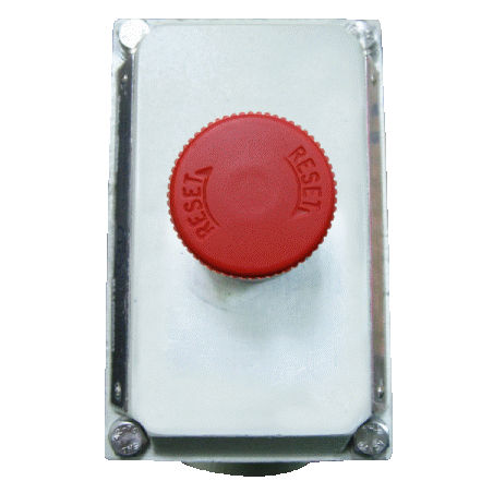 Boîte à boutons d'arrêt d'urgence - KDE1L0 - Interking Enterprises Ltd. - à 1 bouton / IP65 / antidéflagrante