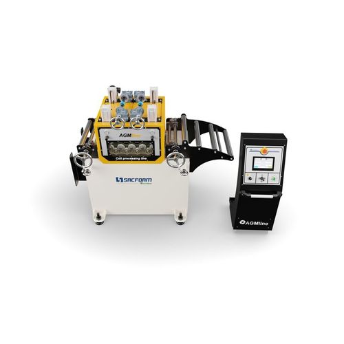 Ligne d'alimentation de presse compacte - RMS-9 MODEL Servo Feeders with Straightener  - SACFORM / AGMline - avec redresseur