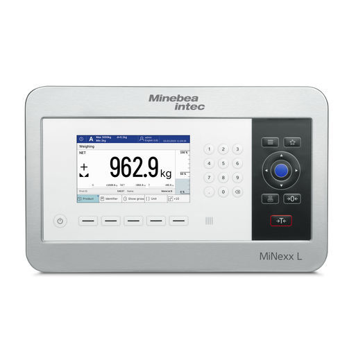 Indicateur de pesage numérique - MiNexx® L - Minebea Intec GmbH - avec écran tactile / benchtop / mural