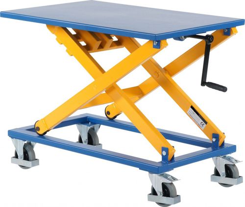 Table élévatrice à simple ciseaux - 516009900 - WHIPTRUCK - manuelle / mobile / roulante