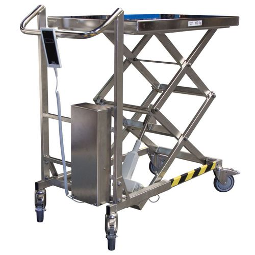Table élévatrice à triple ciseaux - 516119900 - WHIPTRUCK - électrique / mobile / de chargement