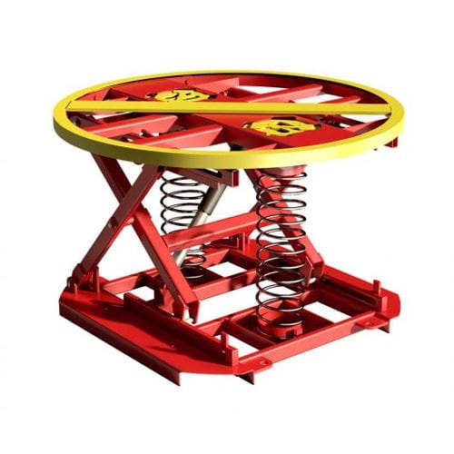 Table élévatrice rotative - 516033904 - WHIPTRUCK - à ciseaux / mécanique / stationnaire