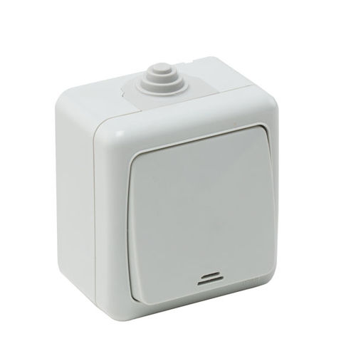 Interrupteur à bascule - 40500405 - Mete Enerji - unipolaire / IP44 / lumineux