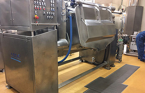 Cuiseur industriel à vapeur - A·S·T·A eismann GmbH - batch / avec mélangeur