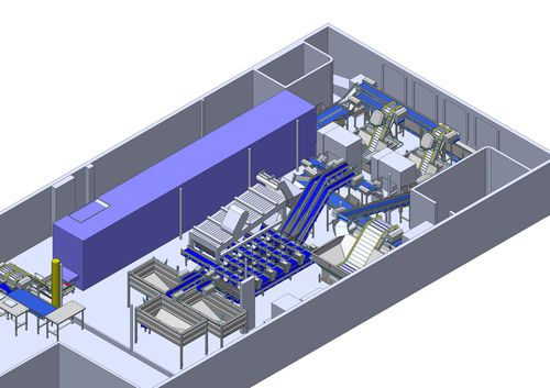 Ligne de transformation de crevettes - PERUZA limited liability company