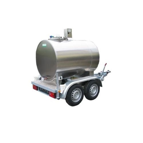 Réservoir de refroidissement - HCT - Plevnik D.O.O. Engineering and production - pour le lait / en inox / sur remorque