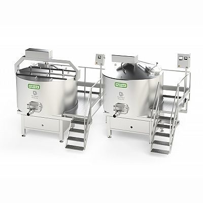 Cuve à fromage de pâte pressée cuite - SKH/SCH series - Plevnik D.O.O. Engineering and production - en inox