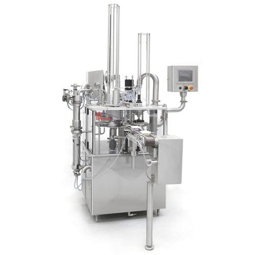 Remplisseuse operculeuse automatique - PRIMA - Primodan A/S - de gobelets / de bouteilles / pour bocaux
