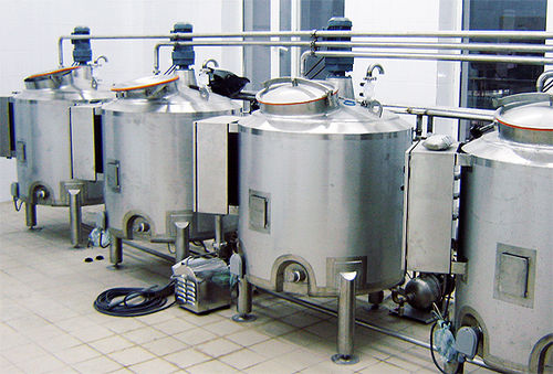 Récipient pour chauffage - C. van't Riet Dairy Technology BV - de contrôle / de fermentation / en inox