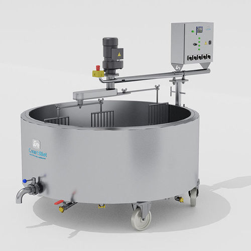Cuve à fromage de pasteurisation - C. van't Riet Dairy Technology BV - de drainage / en inox