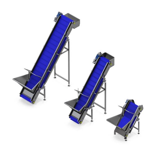 Convoyeur à bande - Sweere - Food Processing Equipment BV - incliné / d'alimentation / pour l'industrie agroalimentaire