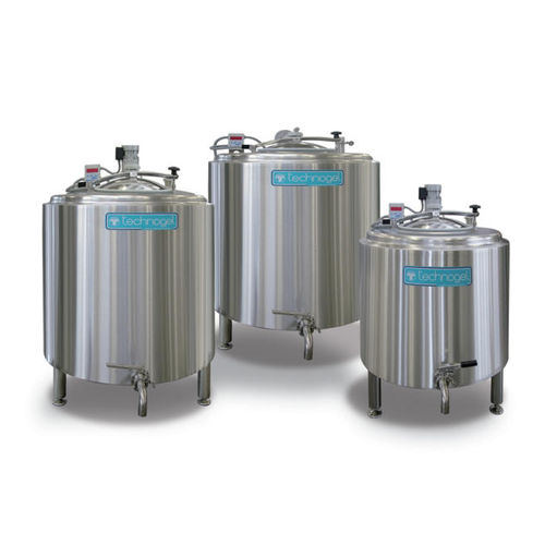 Cuve de stockage - TM Series - Technogel S.P.A. - de crème glacée / en acier inoxydable / pour la production de crème glacée