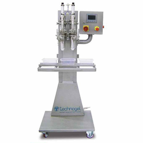 Machine de remplissage semi-automatique - Technogel S.P.A. - de pots / de barquettes / pour la production de crème glacée