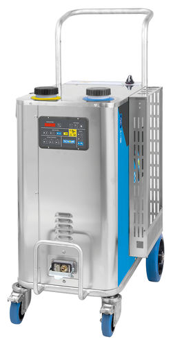Nettoyeur vapeur triphasé - STEAM BOX PRO - Tecnovap - avec réservoir / aspirant / en acier inoxydable