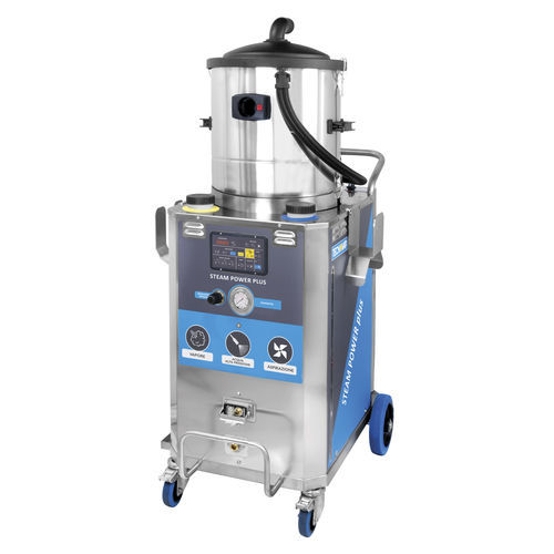 Nettoyeur vapeur triphasé - STEAM POWER PLUS - Tecnovap - avec réservoir / aspirant / en acier inoxydable