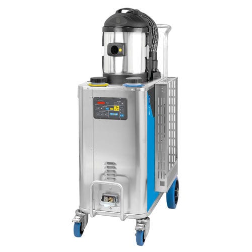 Nettoyeur vapeur triphasé - STEAM BOX VAC PRO - Tecnovap - avec réservoir / aspirant / en acier inoxydable