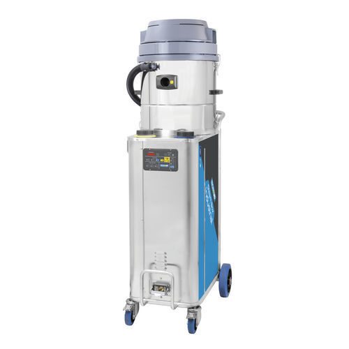 Nettoyeur vapeur à deux moteurs - STEAM BOX VAC INDUSTRIAL - Tecnovap - triphasé / mobile / en acier inoxydable