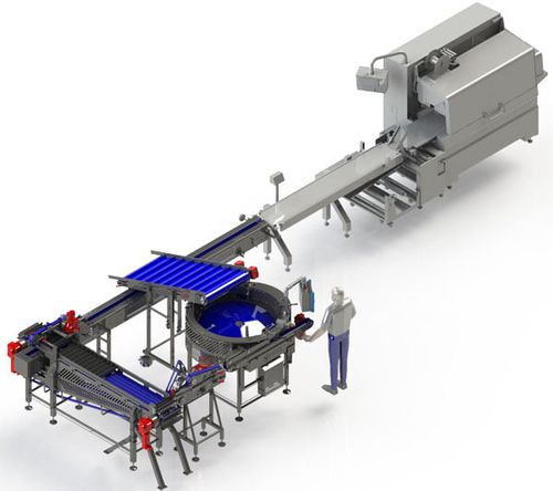 Compteuse encartonneuse de saucisses - Velec Systems