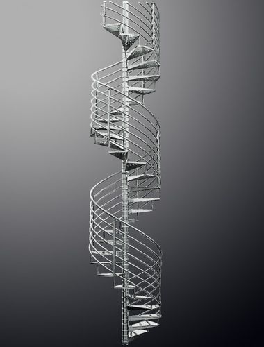 Escalier en colimaçon - Velo Acciai Srl. - en acier inoxydable