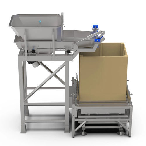 Remplisseuse automatisée - Constructie Bruynooghe N.V. - de cartons / pour produits alimentaires / pour convoyeur