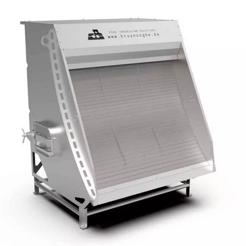 Tamis pour produits alimentaires - Constructie Bruynooghe N.V. - en maille métallique / en acier inoxydable / de nettoyage
