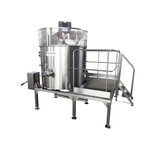 Cuve de traitement - Due Ci Inox Snc - de refroidissement / pour chauffage / pour le lait