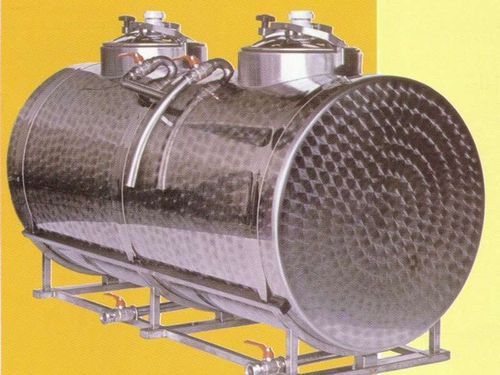 Réservoir de transport - Due Ci Inox Snc - pour le lait / en acier inoxydable / pour applications alimentaires