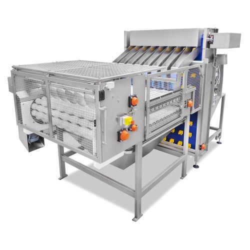 Trancheuse de pommes de terre - HALVER - Eillert B.V. - automatique / à couteaux / 400V triphasé