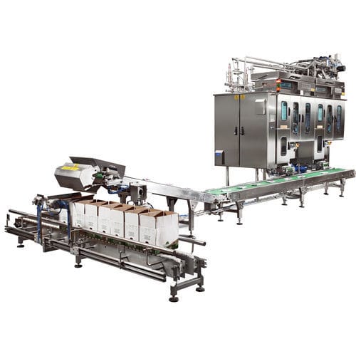Ligne de manutention pour l'industrie agroalimentaire - Autopacker - Elecster Oyj - pour caisses / automatique