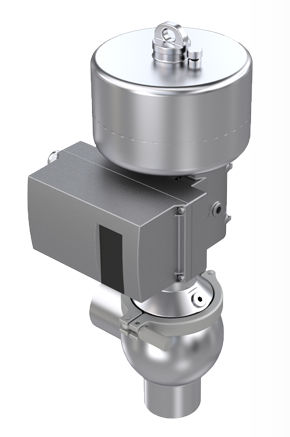 Vanne à membrane - RD - Evoguard GmbH - pneumatique / de réglage / pour liquides alimentaires et boissons