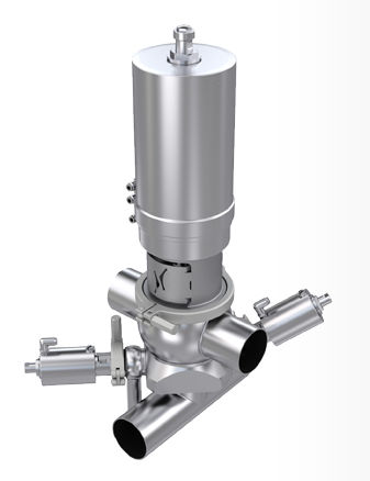 Vanne à membrane - MD - Evoguard GmbH - pneumatique / antimélange / d'arrêt