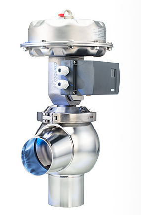 Vanne aseptique - RA - Evoguard GmbH - à clapet / pneumatique / de contrôle