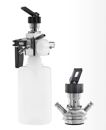 Vanne de prélèvement - Evoguard GmbH - à clapet / manuelle / pneumatique
