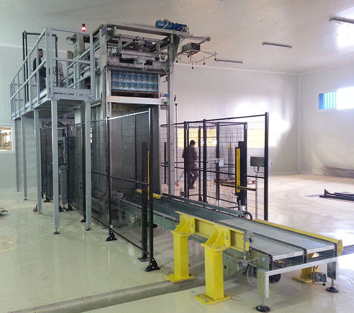 Dépalettiseur par le haut - FL-018-S-V POL - F.B.L. Food Machinery S.r.l. - pour l'industrie alimentaire et de la boisson / automatique