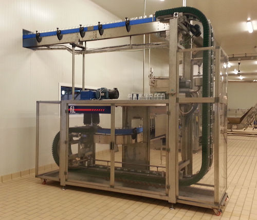 Machine de lavage souffleuse - FL-016 - F.B.L. Food Machinery S.r.l. - à eau / à soufflage d'air / pour l'industrie agroalimentaire