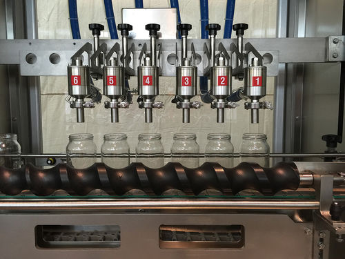Remplisseuse pour récipients en verre - FL-D.L.M - F.B.L. Food Machinery S.r.l. - pour crème / de liquides / pour produits alimentaires